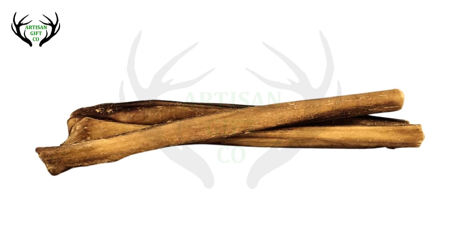 Nerfs de Bœuf pour Chiens 30 cm 5 u. Friandises Naturelles Déshydratées