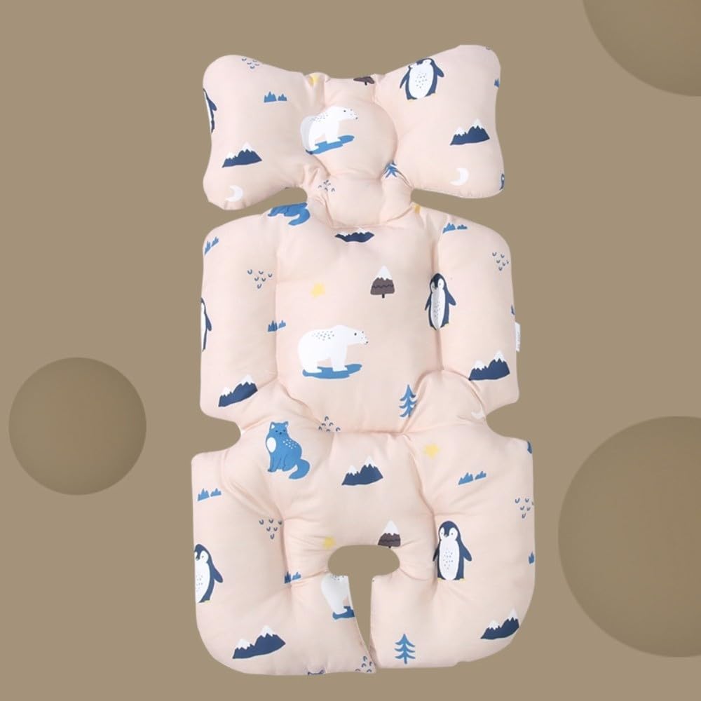 Cotton Pushchair Seat Liner, Breathable Pram Liner Universal