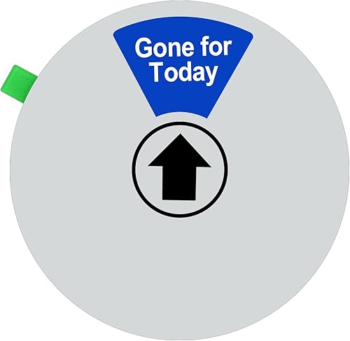 Miniatura 7 de Kichwit Letrero de privacidad extragrande de 6 pulgadas para oficinas no molestar volver pronto en una reunión Gone for Today Please Knock Lunch