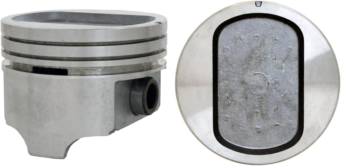 LowPricedAutoParts Cast Pistons (Set of 8) & Premium Rings | for 69-76 Ford 5.8L 351 OHV V8 16V Windsor Engines | Car/Truck/SUV/Van | Contains (8) Pistons (Size 040) with Premium Rings