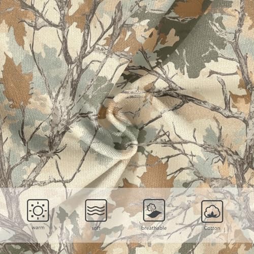 Girls Underwear Soft Cotton Camo Leaf Kids Panties in Sizes 2/3t, 4t, 5t, 6 and 83