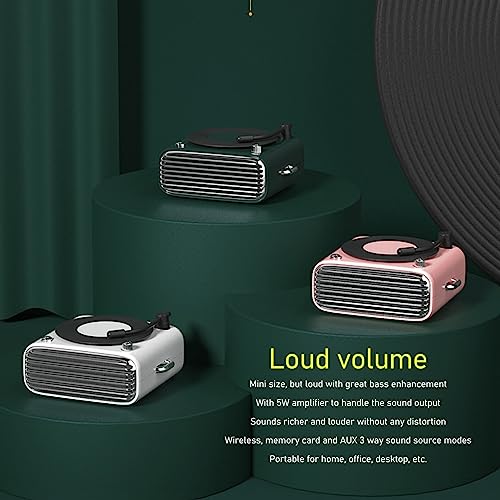 BROLEO Enceinte mignonne 1000 mAh avec volume fort style tourne-disque vinyle pour chambre à coucher (#1) - Les Beatles, Paul McCartney, John Lennon, RIngo Starr, George Harrison BROLEO Enceinte mignonne 1000 mAh avec volume fort style tourne-disque vinyle pour chambre à coucher (#1) – Image 8