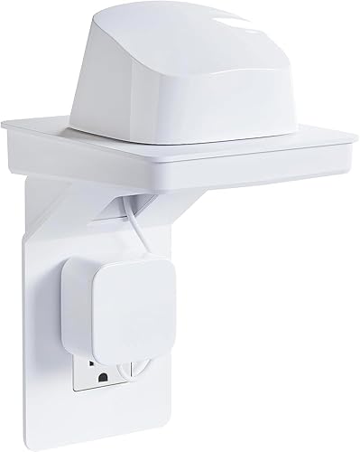 ECHOGEAR Estante de salida para enchufes decorativosGFCI - Diseño de próxima generación con almacenamiento de cable integrado y espacio para ECHOGEAR Estante de salida para enchufes decorativosGFCI - Diseño de próxima generación con almacenamiento de cable integrado y espacio para