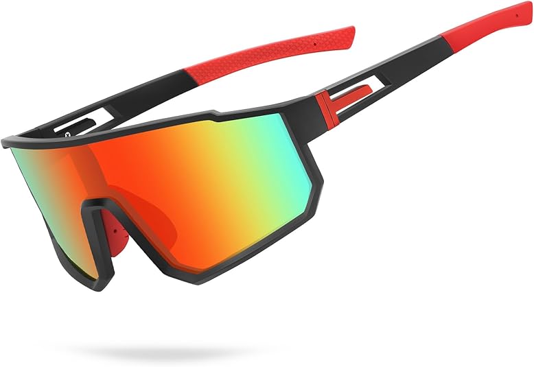 Youth Baseball Sunglasses, Kids Polarized Sports Sunglasses,UV400 Protection Glasses for Boys Girls Softball Cycling