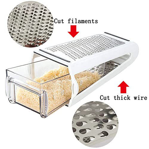 Rallador de Queso con Contenedor 2 en 1 ABS PS 22cm miniatura 2