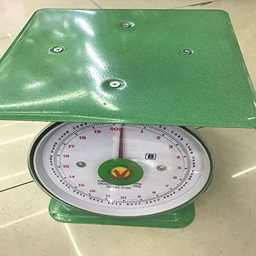 Waga Kuchenna Mechaniczna skala dwustronna skala tarczy 10 kg skala pokojowa skala tarcza mechaniczna skala skali kuchni 20 kg (Color : 10kg)