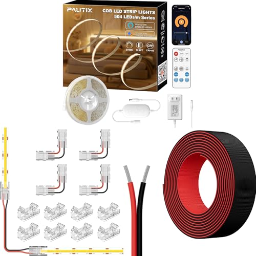 Tira LED COB PAUTIX Luz Cálida 2700K 10m Dimmable miniatura 1