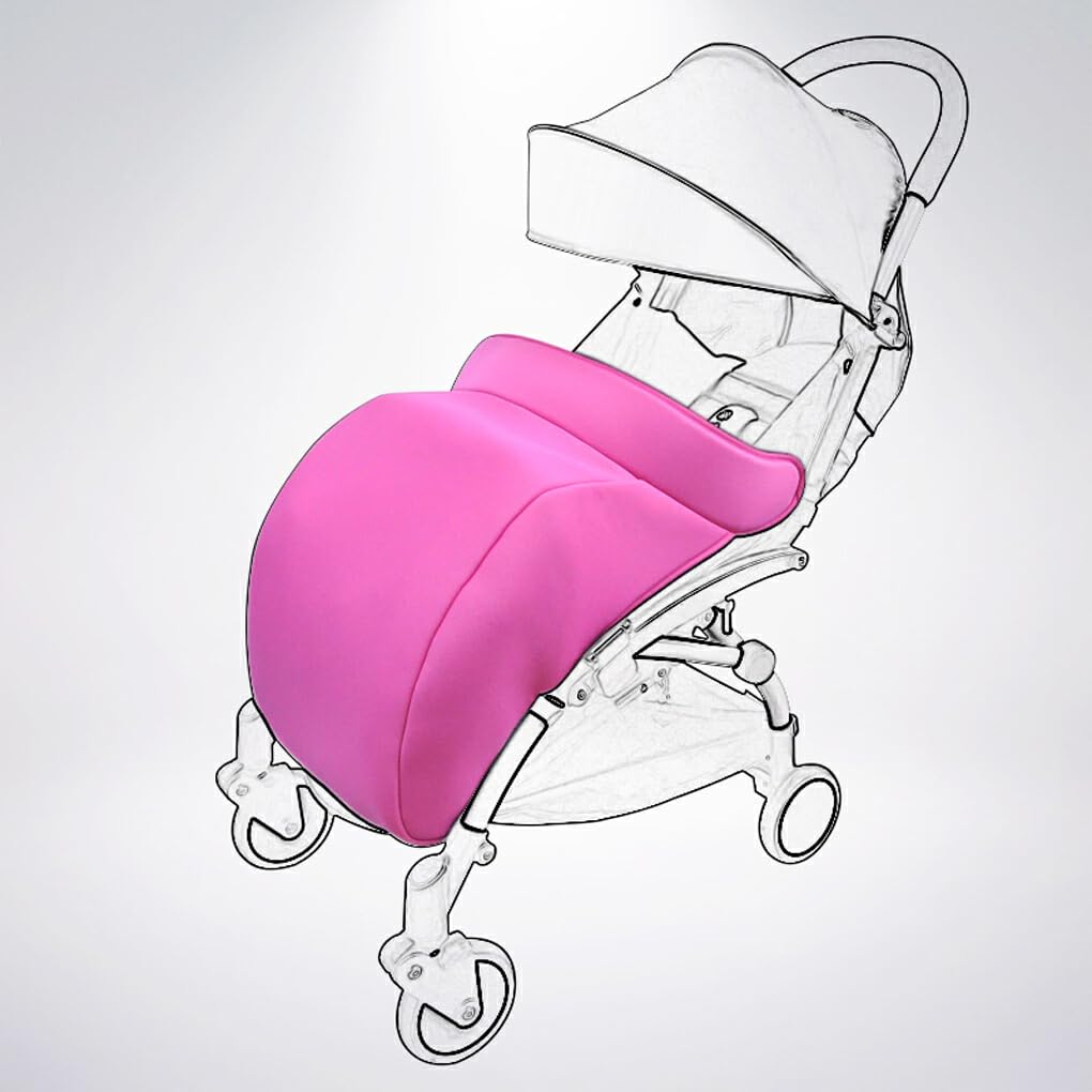 Toes Warm Cozy Toes per tutte le stagioni - Copertura del piede del passeggino affidabile e conveniente che garantisce la sicurezza della copertura del piede del passeggino, rosa rossa