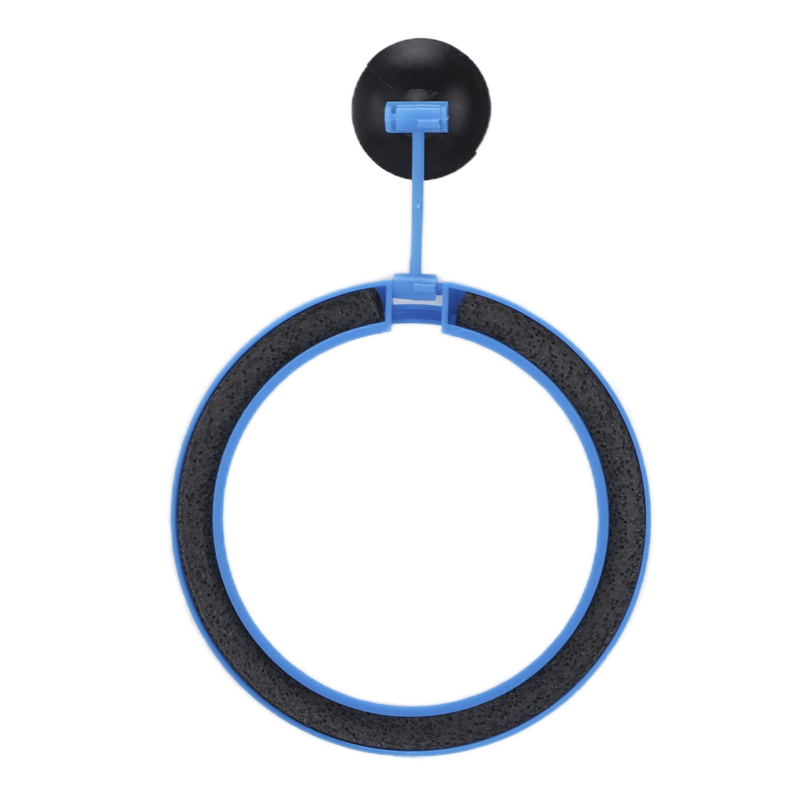 Aquarium Feeding Ring, Fish Feeder with Black Suction Cup Plastic Fish Feed Circle, Fishes Floating Food Feeder, Round Shape Fish Feeding Ring Automatic Feeder for Guppy