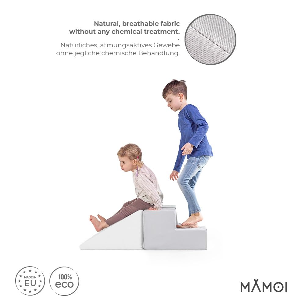 MAMOI Ladrillos de espuma suave para niños, parque de juegos para niños