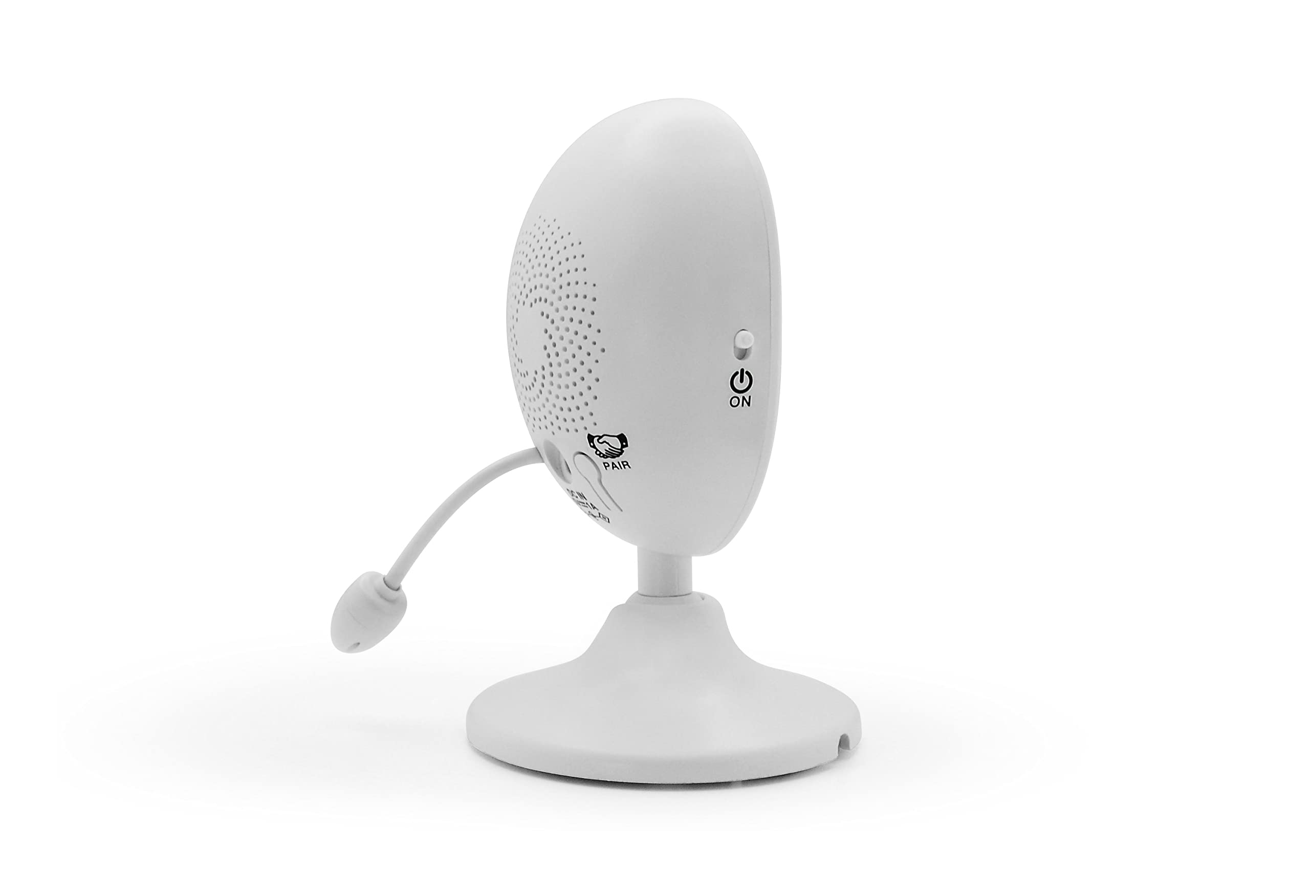 Geemarc Amplicall Sentinel Baby Monitor con display a colori e radio bidirezionale, sensore di suono, movimento e temperatura, allarme potente 95dB e cuscino vibrante - versione FR
