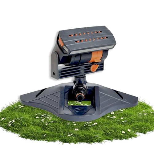 behone Arroseur Oscillant 16 Buses,Arroseur de Jardin Automatique à Gazon à Grande Base avec...