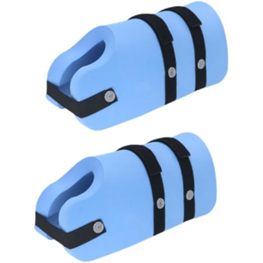 BNF® Ankle Swim Floats | Resistance & Buoyancy Training Cuffs for Water Aerobics | EVA Material Long 30cm|Sporting Goods|Water Sports|Swimming|Training Aids