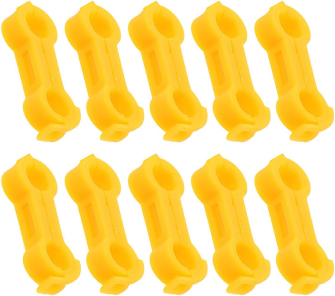 10pcs Chick Leg Hobbles Bird Leg Bands PVC Splay Brace for Correcting Deformities Ensuring Proper Alignment for Birds and Chickens