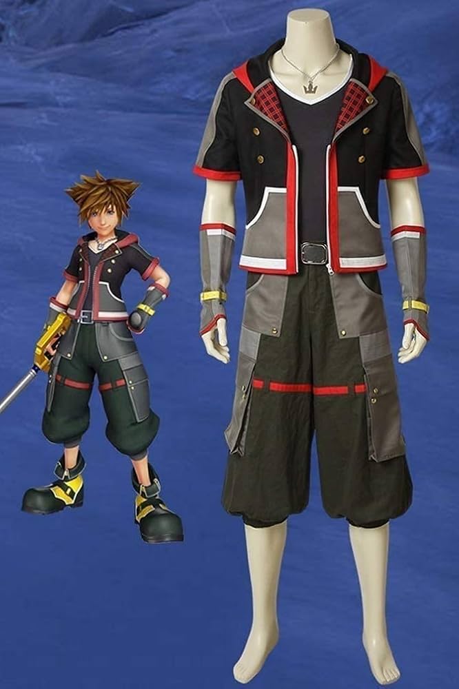 キングダムハーツⅢ ソラ コスプレ 衣装 ウィッグ Dハロ Amazon.co.jp: [FENGLEI] キングダム ハーツIII KHIII ソラ