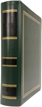 3 Ring Portfolio Binder from Blumberg Plain-No Lettering, Emerald Binder