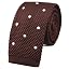 Cognac Brown Polka Dot