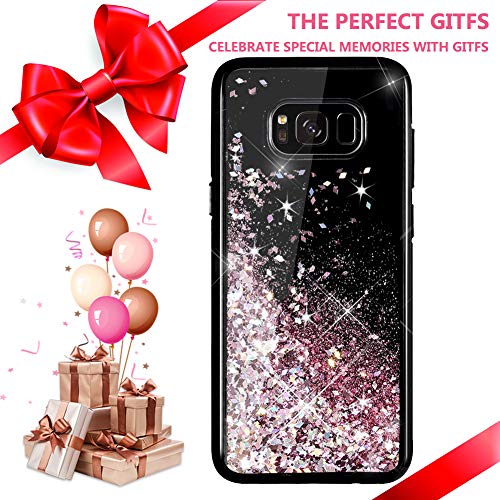 KOUYI Cover Galaxy S8 Plus, 3D Glitter Liquido