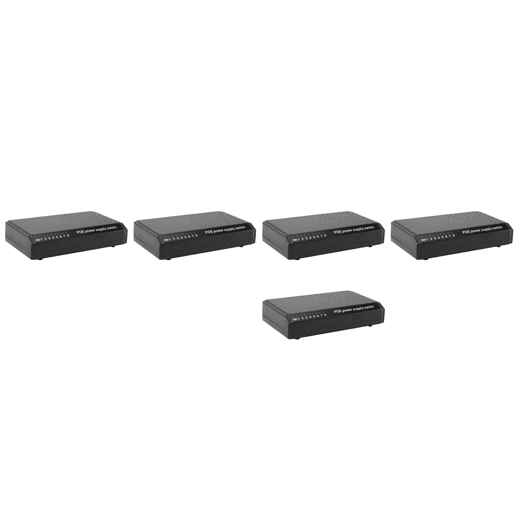 5X 8 Porte 6 + 2 Poe Switch Injector Power al RJ45 Ethernet Adattatore di Alimentazione Famiglia di Rete 10 / 100M per Telecamere
