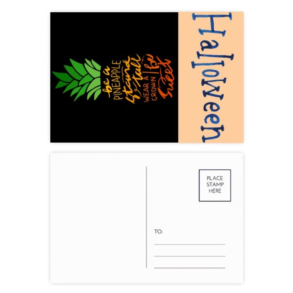Cartes postales Be a PineFruit Stand Halloween de qualité supérieure - 4