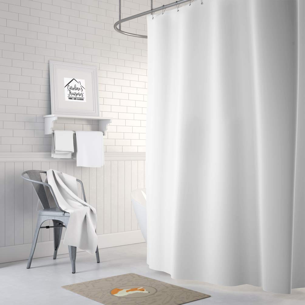 Caroline's Treasures CK2201RUG Pembroke Corgi in The Kitchen Machine Washable Memory Foam Mat, Bathroom Rug, Non-Slip Bath Mat, Durable Thick Washable Rugs for Kitchen, Bathroom Quick Dry, Decorative