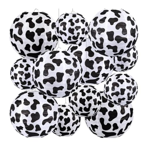HDICUHNANU Farolillos de Colgantes 12 Farolillos De Papel For Decoración Fiestas Temáticas del Oeste, Ideales For Despedidas Soltera Tradicionales Chinas(30cm)