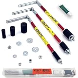 Jet Swet 2062 Set – Größen 12 Zoll, 34 Zoll und 2,5 cm (3 Werkzeuge) + Set mit Ersatzdichtungsteilen und wasserdichtem Fett | Sanitärstopfen für schnelle Wasserleitungen repariert Lötzinn ohne