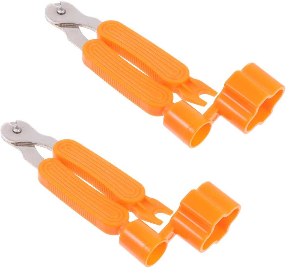 Kisangel 2pcs Guitar String Cutters Guitar String Winders Bridge Pin Pullers for