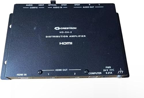Crestron HD-DA-2 1 a 2 Amplificador de distribución HDMI y convertidor de audio