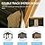12'x12' Hardtop Gazebo, Wooden Coated Aluminum Frame Canopy with Galvanized Steel Double Roof, Outdoor Permanent Metal Pavilion with Curtains and Netting for Patio, Deck and Lawn(Wood-Looking)