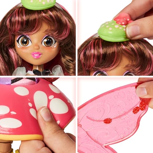 Sunny Days Fidgie Friends Muñeca Fashion Alas Mariposa miniatura 4