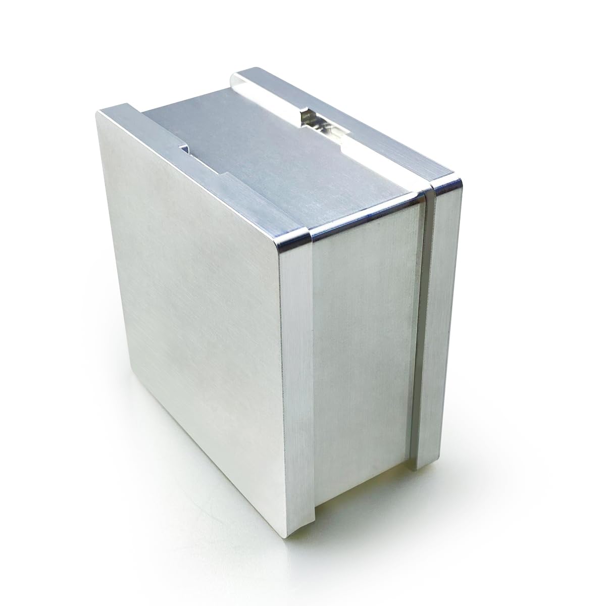 Moule à Prépresse En Aluminium Anodisé - 10x5,4x5 Cm - Surface Lisse - Neuf