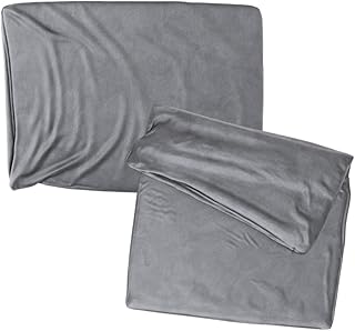 Taie oreiller coussin | 35 x 50 | Lot de 2 taies d'oreiller/Housse coussin avec fermeture eclair/Protege oreiller/Protection pour coussin canapé, lit, chaise/Taies oreillers carrés en velours