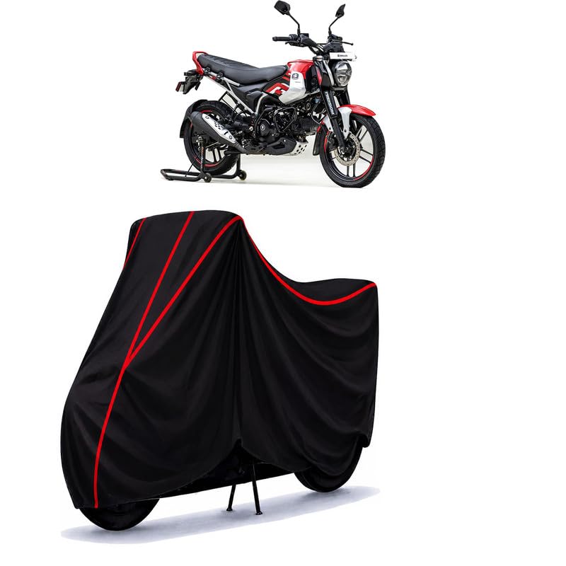 Image of Bajaj Freedom Water Resistant Bike Cover for All Motorcycles & Rain | Heavy Duty Taffeta Fabric | UV Protection, Dustproof, Scratchproof | All Weather Two Wheeler Body Cover with Elastic Bottom