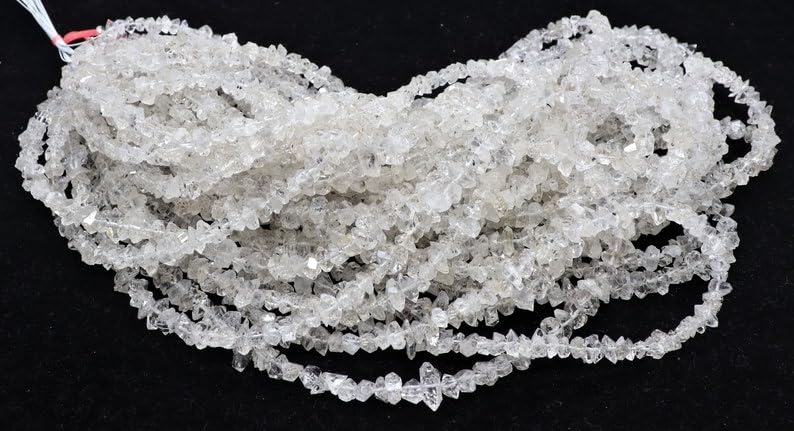 Perles Herkimer transparentes pour fabriquer des bijoux solides sans ternissement