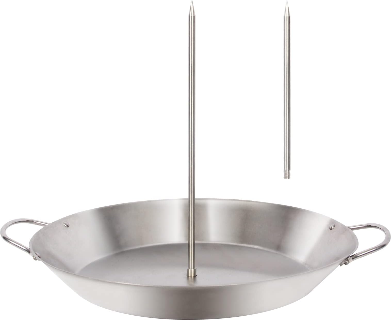 Food-Grade 304 Stainless Steel Vertical Skewer for Tacos Al Pastor,Brazilian Barbecue Skewer Stand Meat Spit for Grill,Brazilian Churrasco Skewer for Shawarma,Kebabs