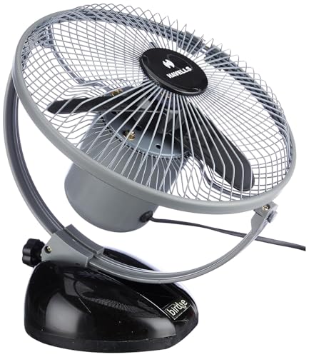Image of Havells Birdie 230mm Personal Fan (Black Grey)