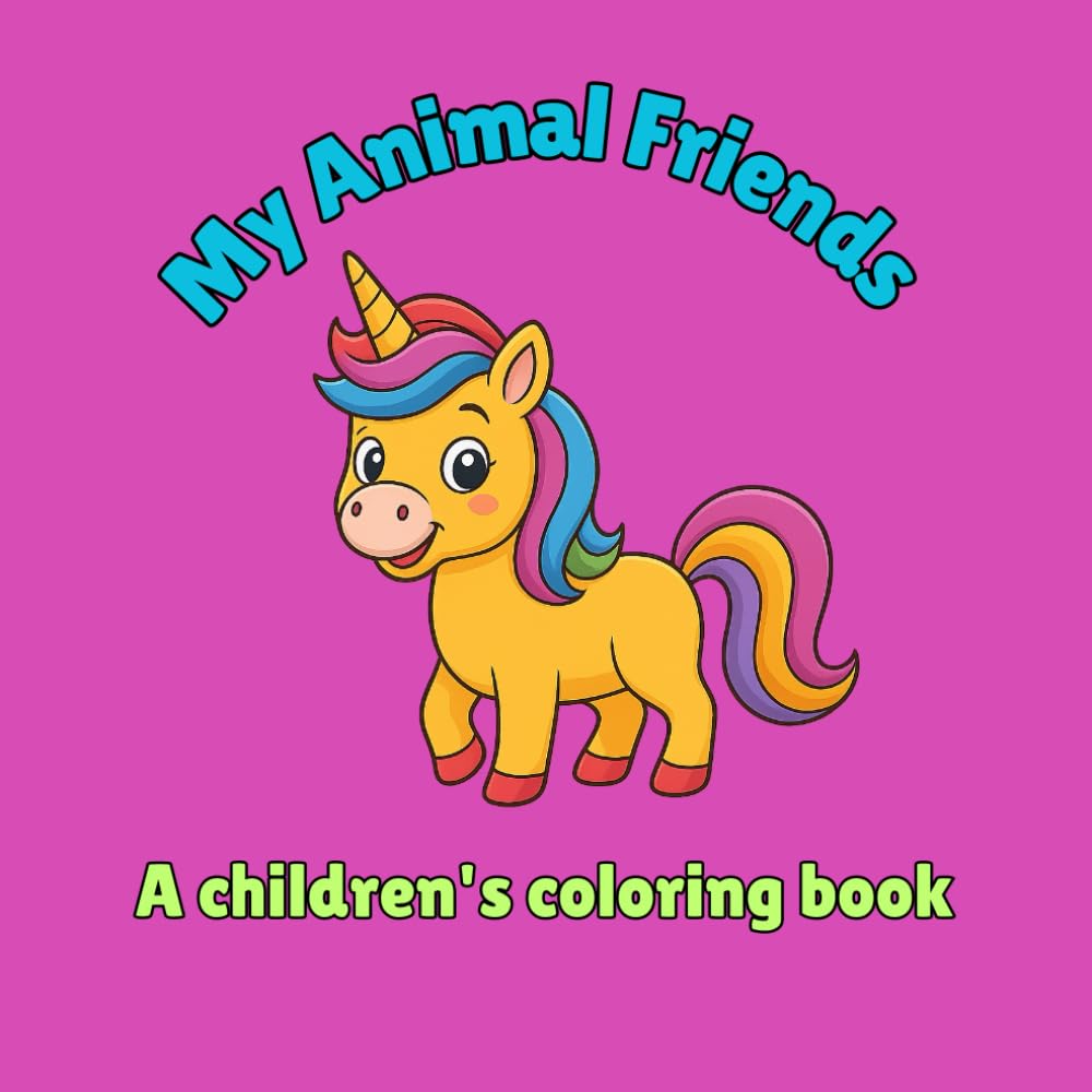 My animal friends: Fun Coloring Book