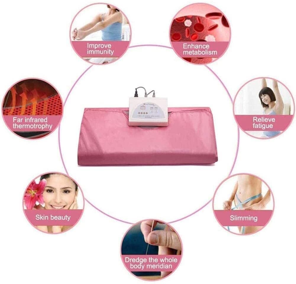 Coperta termica for sauna Macchina a vapore digitale a 2 zone Sauna Coperta dimagrante Modellamento del corpo e perdita di peso Macchina professionale for la bellezza della terapia disintossicante