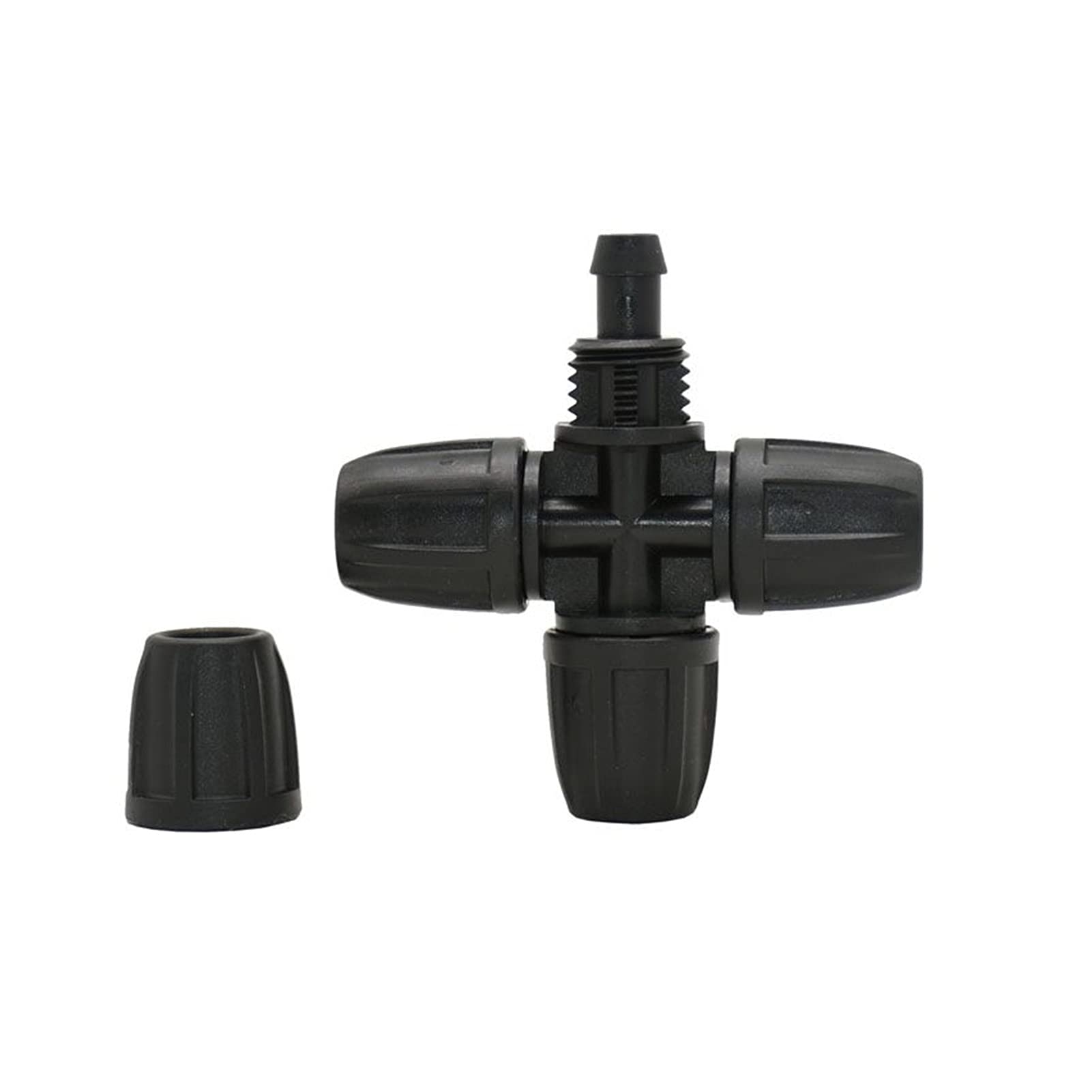Connettore tubo flessibile 3/8 "4 vie Cross Lock Dado Deviatore Irrigazione Giardino Tubo Acqua Giunto 8/11 Adattatore 20 Pz