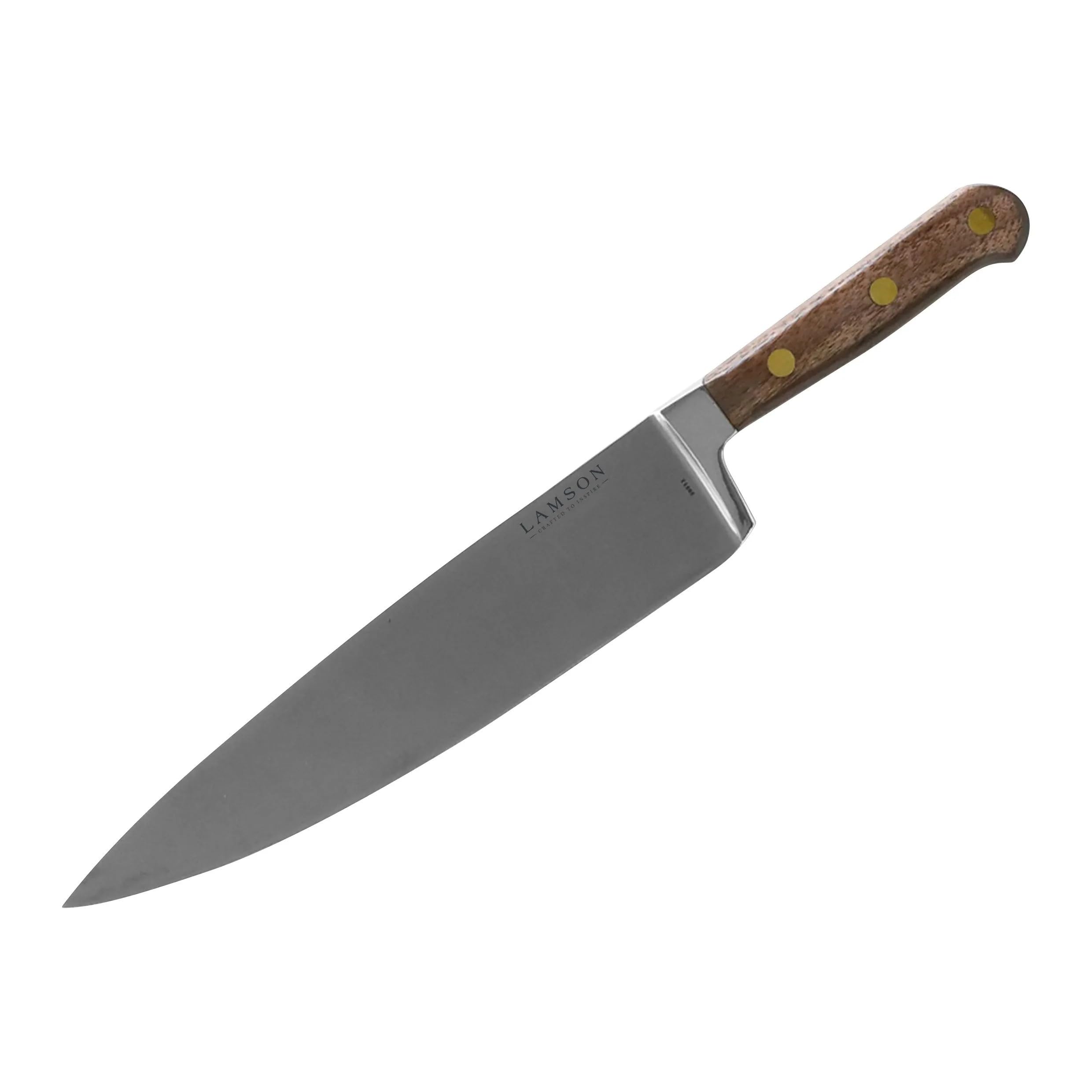 Lamson Vintage 8 In Chef's Knife, Walnut Handle, Double Riveted — Amazon image 14