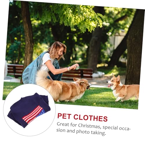 Suéter para perros con bandera americana talla M miniatura 6