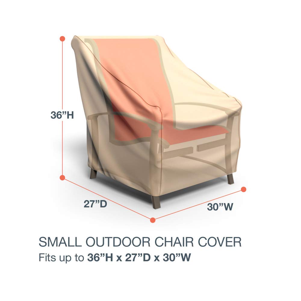 EmpirePatio Select Tan Patio Chair Cover, Small