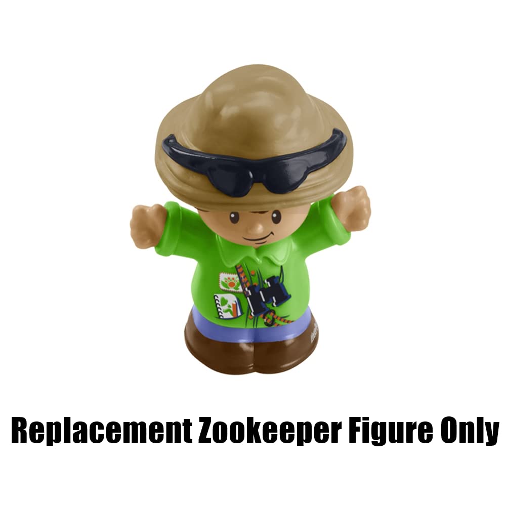 Fisher-Price Pezzo di ricambio Little People Musical Zoo Train Playset M0532 - Ricambio Jack Zookeeper Safari Guide Figure