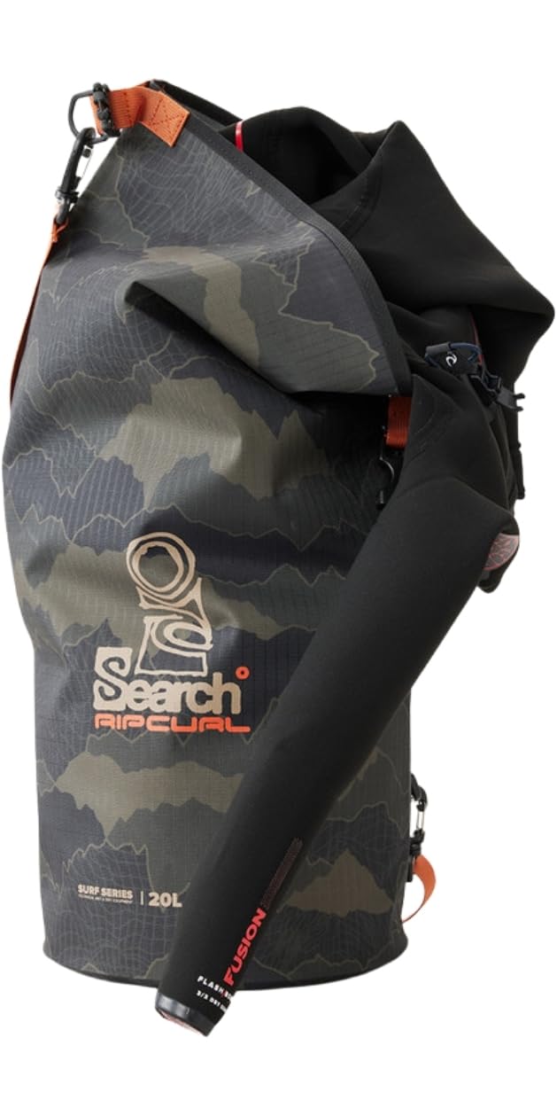 Rip Curl Surf Series Barrel Bag 20L 14SMUT - Black / Olive