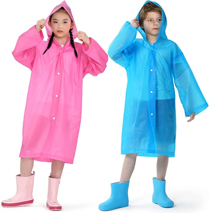 El Mejor Listado de Impermeable Niño de esta semana. 47 DIOZYRA 2 Impermeable Para Niños, Reutilizable EVA Poncho Impermeable, Senderismo y Actividades Al Aire Libre, Adecuado Para Niños y Niñas de 6 a 13 Nños(1 Azul + 1...