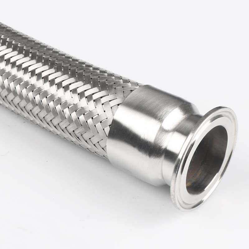 3/4 1 11/4 11/2 Stainless Steel 304 Tri Clamp Braided Flexible Hose OD 50.5mm Fit 1.5 Tri-clamp - ( Color: 50cm Long Size: 32mm X 50.5 )