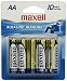 Maxell 723410 Alkaline Battery AA Cell 10-Pack