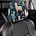 Cute Llama Universal Car Headrest Cover Car Seat Head Rest Protector Fit All Car Interior Auto Accessories 1 PCS