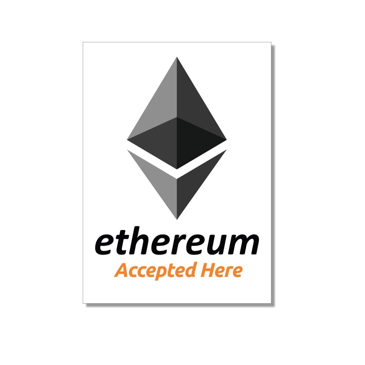 Universal stickers Bitcoin, Ethereum, Litecoin, Ripple Ethereum Payment 74  x 105 mm : Amazon.nl: Automotive